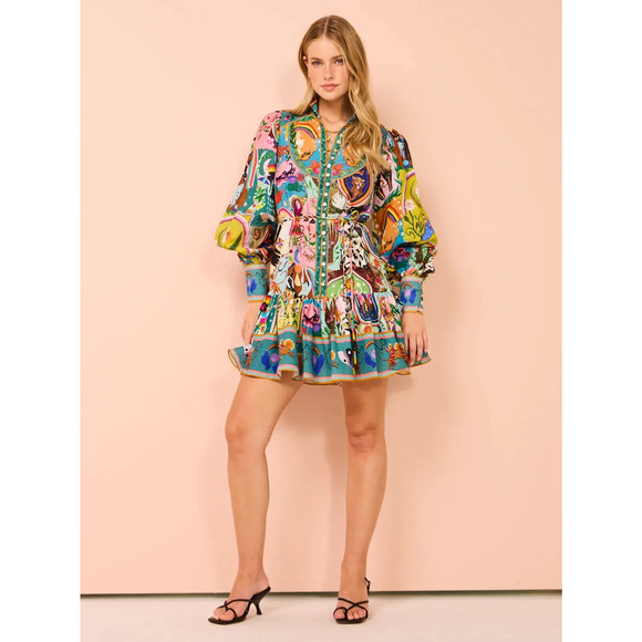 Casual Graffiti  Mini Dress | Chicgenes - Picture 6 of 8